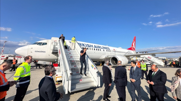 Plane carrying 137 Flotilla activists lands in Istanbul