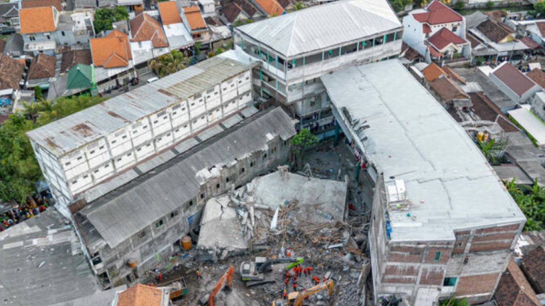 Death toll rises to 40 in Indonesia school collapse; 23 students still missing