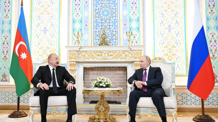 Azerbaijani and Russian presidents hold one-on-one talks in Dushanbe