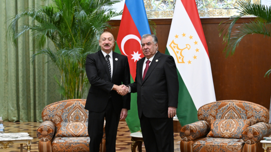 President of Azerbaijan meets with President of Tajikistan