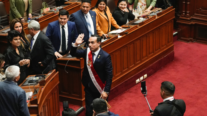 Jose Jeri sworn in as President of Peru, vows war on crime