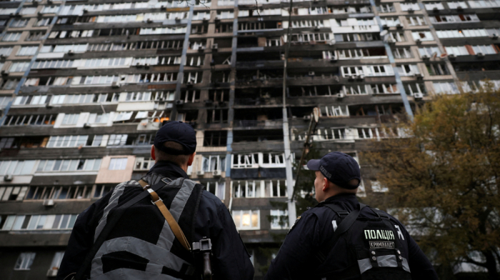 Power being restored after Russian attack plunges thousands in Kyiv into darkness