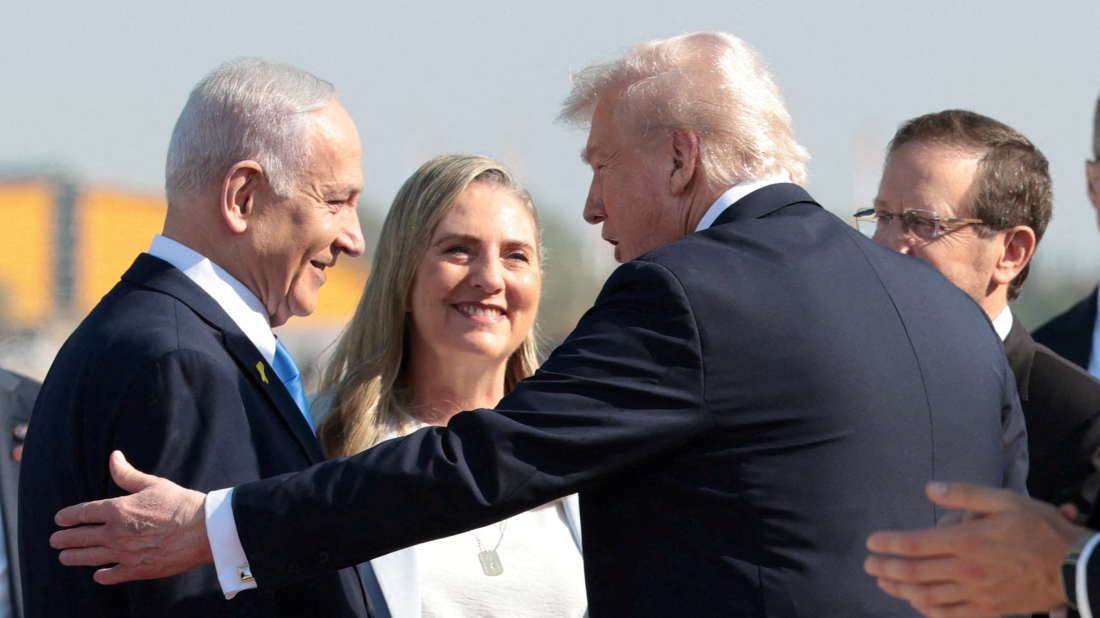 Trump arrives in Israel to meet leaders and hostage families