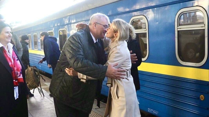 EU diplomacy chief arrives in Kyiv for talks on aid and energy security