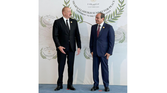 Azerbaijan’s President Aliyev joins Middle East Peace Summit in Egypt