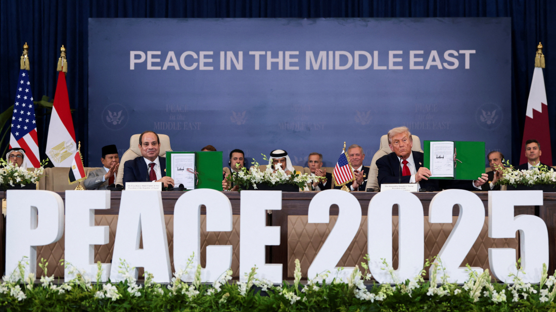 Gaza ceasefire document officially signed in Sharm el-Sheikh