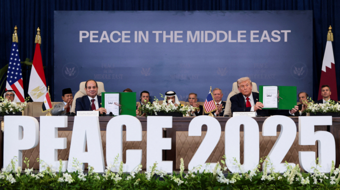 Gaza ceasefire document officially signed in Sharm el-Sheikh
