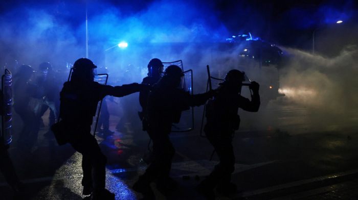 Clashes at pro-Palestinian march against Italy v Israel World Cup qualifier