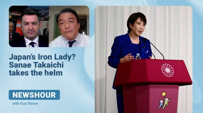 Newshour | Japan's Iron Lady?  Sanae Takaichi takes the helm