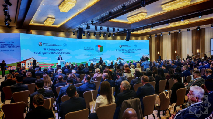 Azerbaijan says urban planning a 'national priority' at forum in Khankendi