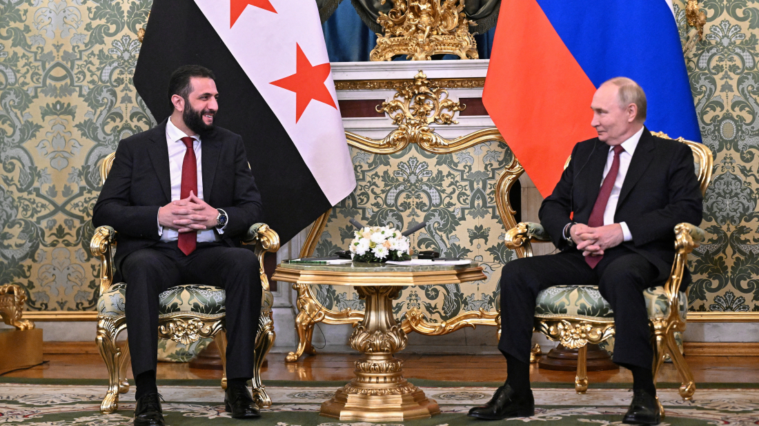 Putin, al-Sharaa meet in Moscow as Syria’s new leader seeks stronger ties with Russia