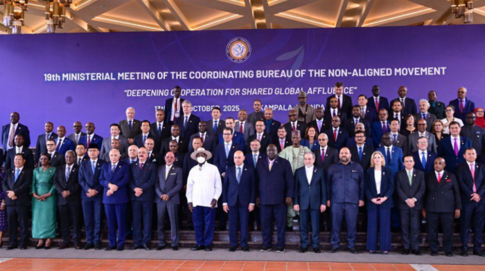 TÜRKPA Secretary-General Meets Kazakhstan Foreign Minister at NAM Ministerial in Kampala