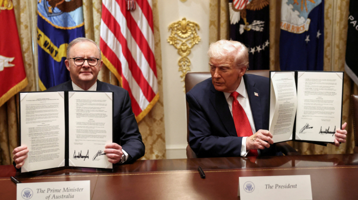 Trump, Australia's Albanese sign critical minerals agreement, discuss submarine deal
