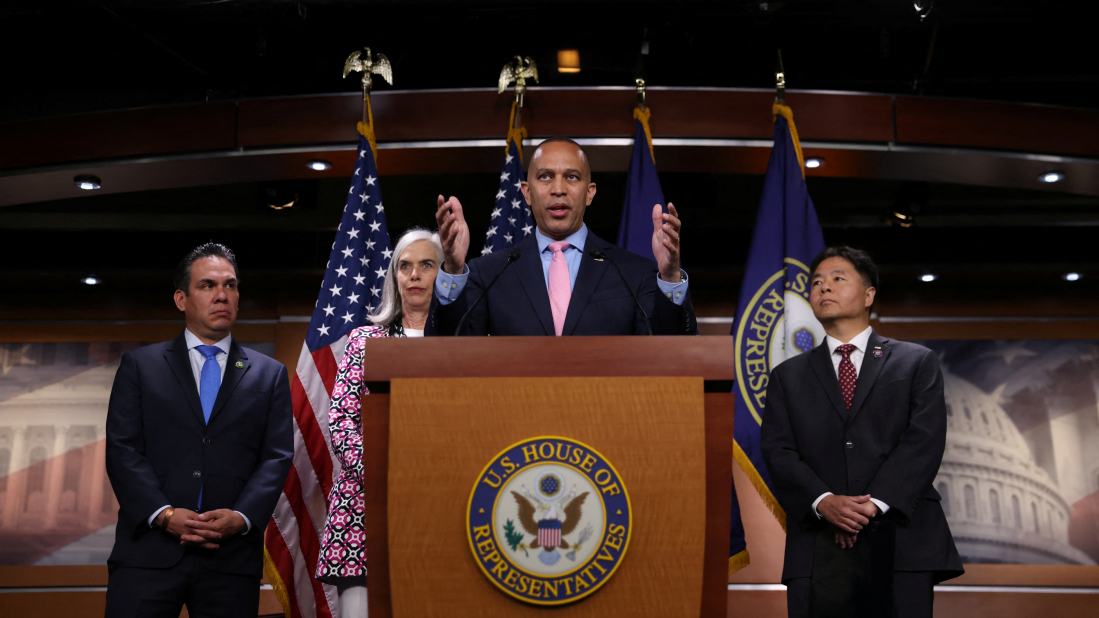 Pardoned Jan. 6 rioter accused of threatening U.S. Democratic leader Jeffries