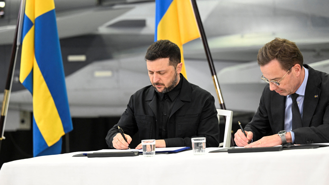 Sweden and Ukraine eye export deal for up to 150 Gripen fighter jets