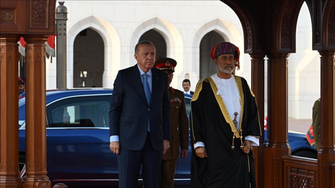 Türkiye president meets Omani Sultan in Muscat