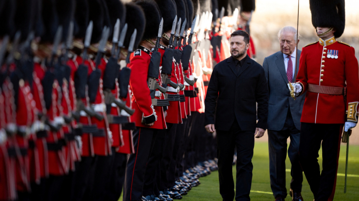 Zelenskyy meets King Charles III ahead of European talks