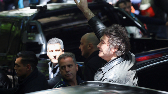 Javier Milei celebrates landslide win in midterm elections in Argentina