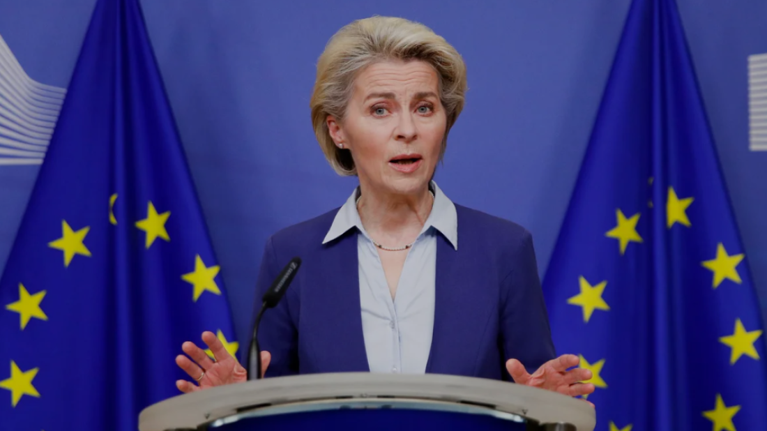 EU's von der Leyen calls helium balloons over Lithuania 'a hybrid threat'
