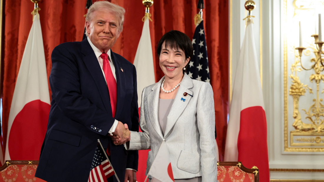 Trump praises Japan's 'great' female leader in talks on trade, critical minerals