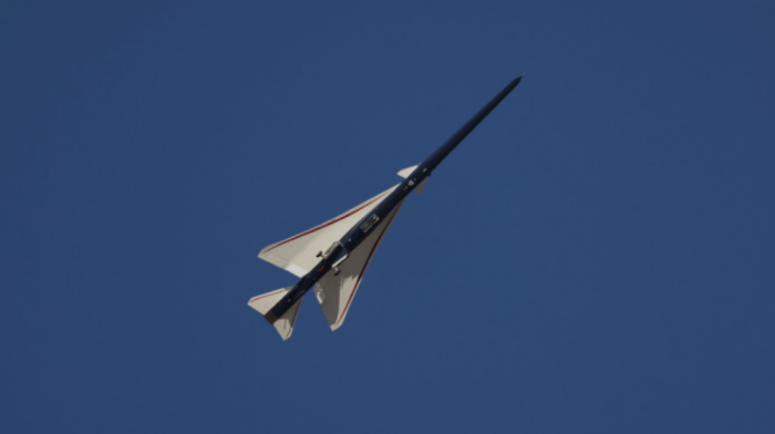 NASA's quiet X-59 supersonic jet takes off for its first flight