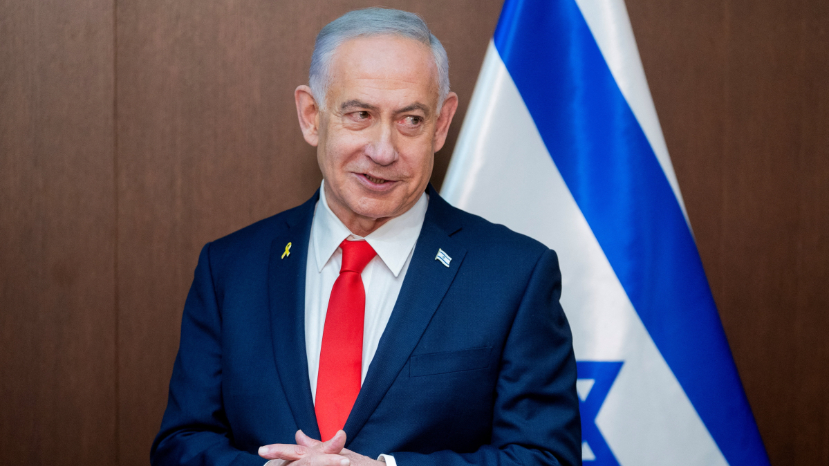 Israel's Netanyahu visits military facility in southern Israel, talks Gaza plans with U.S. partners