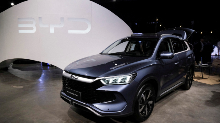 BYD accelerates in Europe as soaring sales tighten race with Tesla