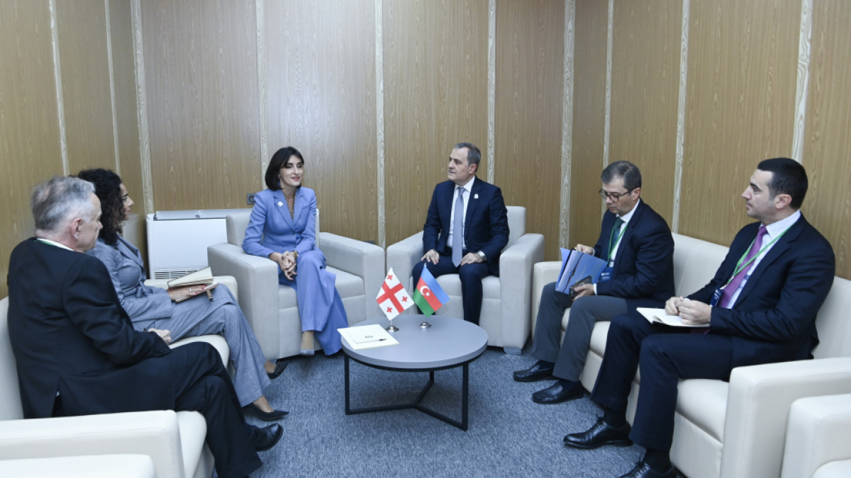 Azerbaijani, Georgian foreign ministers meet in Samarkand