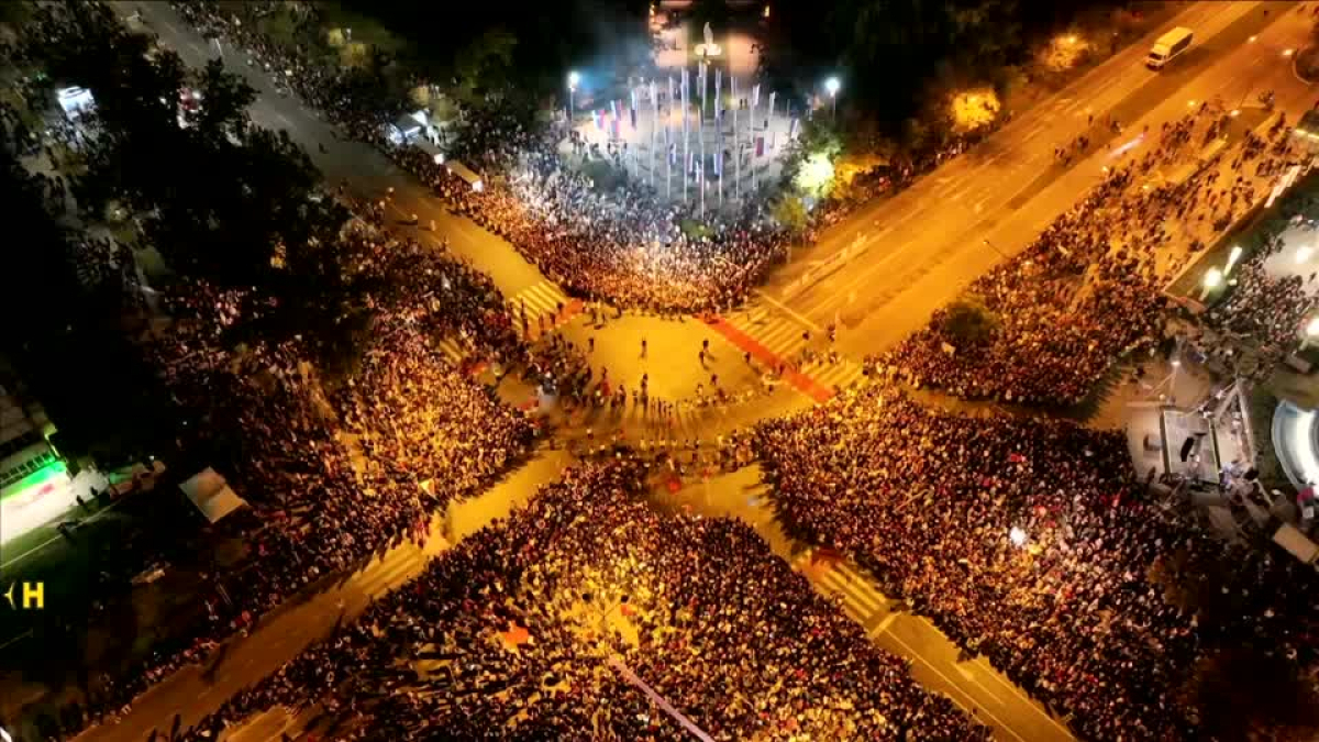 Thousands mark Novi Sad railway tragedy