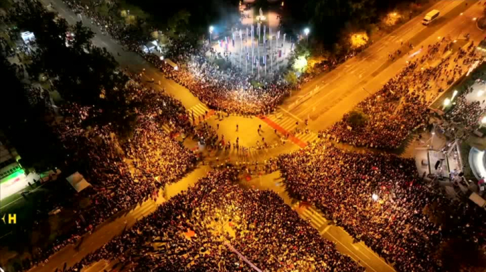 Thousands mark Novi Sad railway tragedy