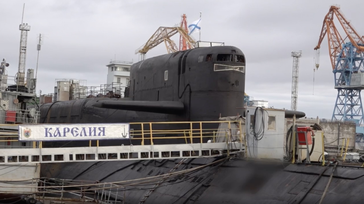 Russia launches new nuclear submarine Khabarovsk in Severodvinsk