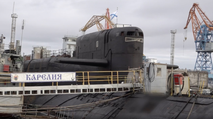 Russia launches new nuclear submarine Khabarovsk in Severodvinsk