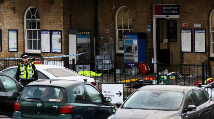 UK train stabbings injure nine, police arrest two suspects