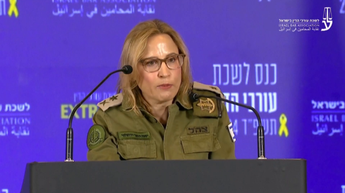 Israel’s ex-military lawyer arrested over leak of prison abuse video
