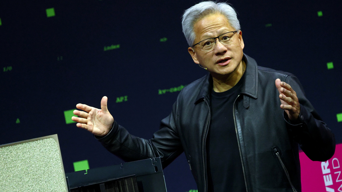 Nvidia CEO says U.S. falling behind in AI race