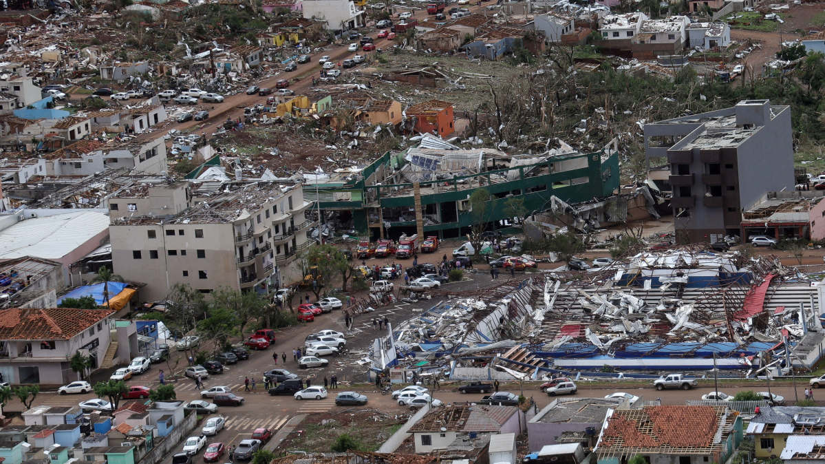 Deadly Tornado Hits Southern Brazil, Leaves Six Dead and Hundreds Injured