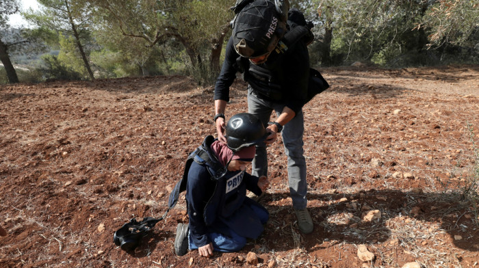 Israeli settlers attack palestinians, activists, and journalists during olive harvest in West Bank