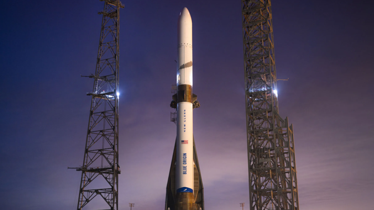 Blue Origin launches NASA Mars mission as Bezos challenges SpaceX
