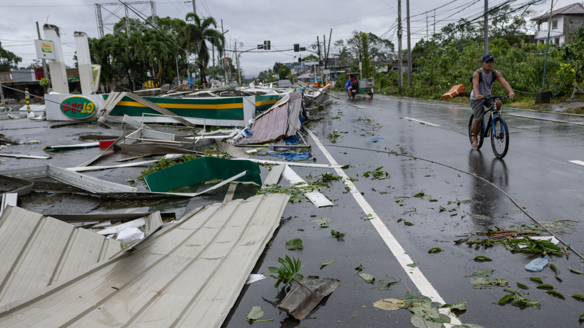 Two dead in northern Philippines as Typhoon Fung-wong hits