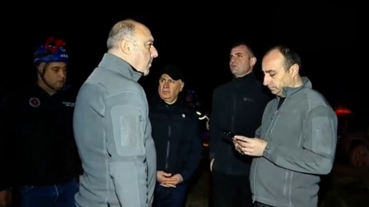 Turkish Plane crash: Georgia interior Minister at site where C-130 Hercules went down