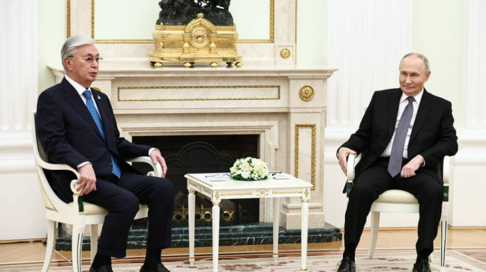 Putin and Tokayev meet informally ahead of formal summit