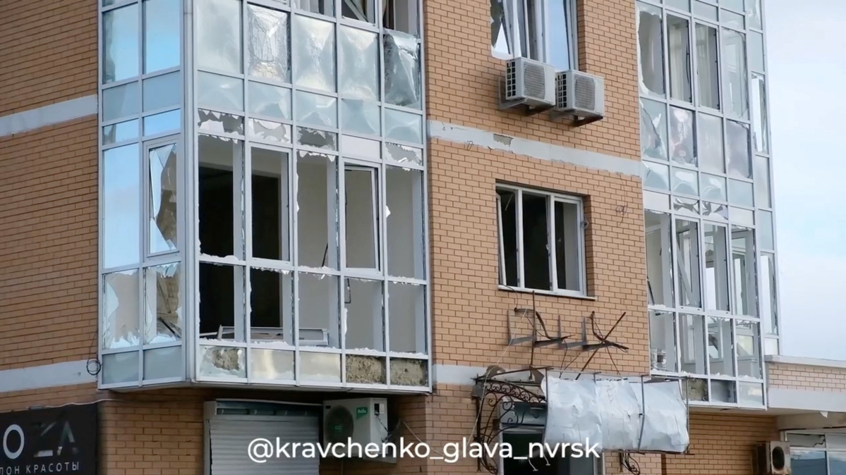 Ukrainian drone attack damages ship, oil depot, and homes in Russia's Novorossiysk