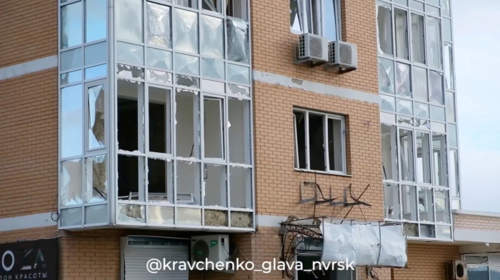 Ukrainian drone attack damages ship, oil depot, and homes in Russia's Novorossiysk