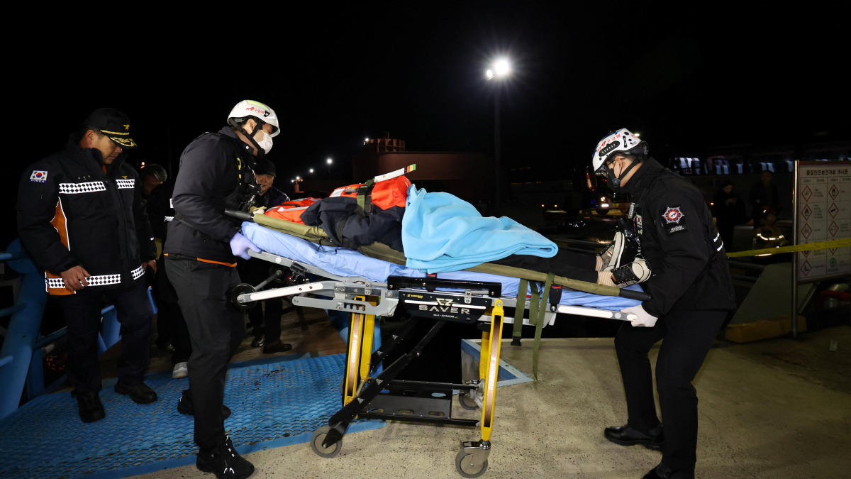 South Korea arrests crew members for negligence after ferry runs aground