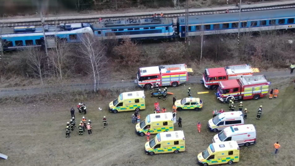 Two trains collide in Czech Republic, injuring dozens