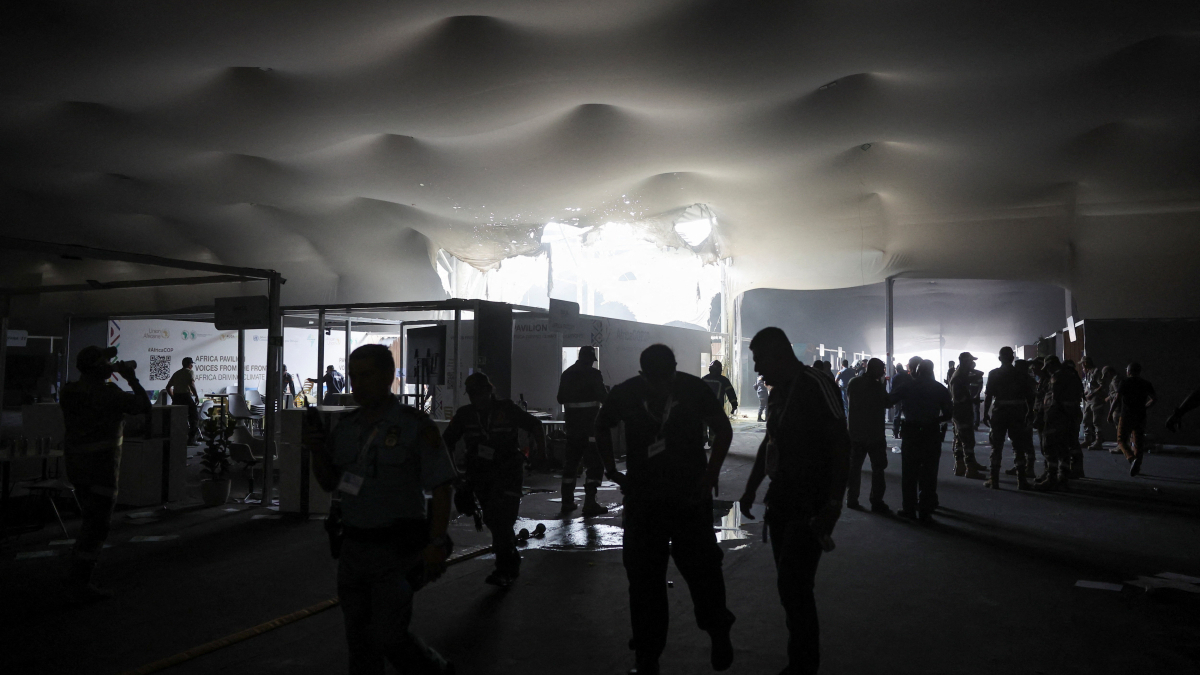 COP30 climate talks evacuated after fire breaks out