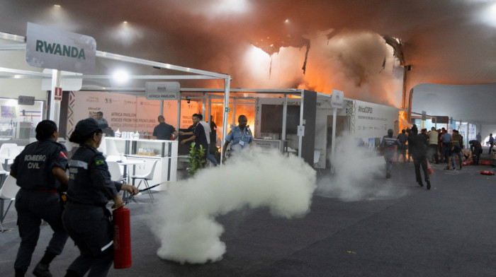 Fire disrupts COP30 climate talks as UN chief urges deal