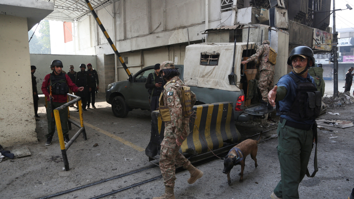 Suicide bombers kill 3 people at Pakistan's paramilitary HQ