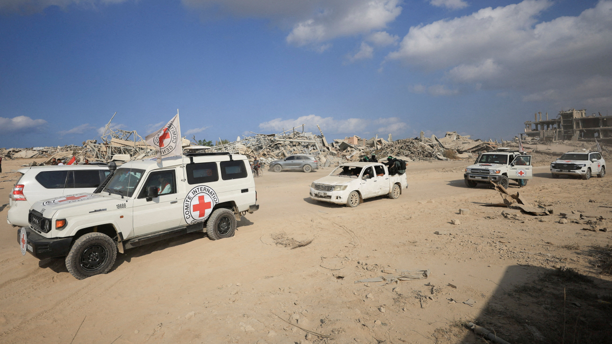Hamas hands over remains of deceased hostage to Red Cross in Gaza