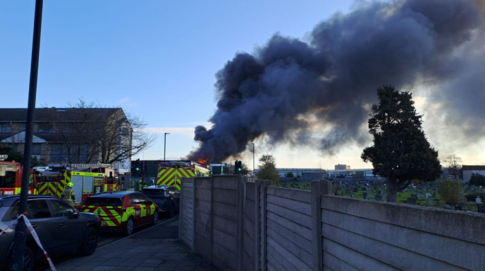 Major warehouse fire rips through Southall in London